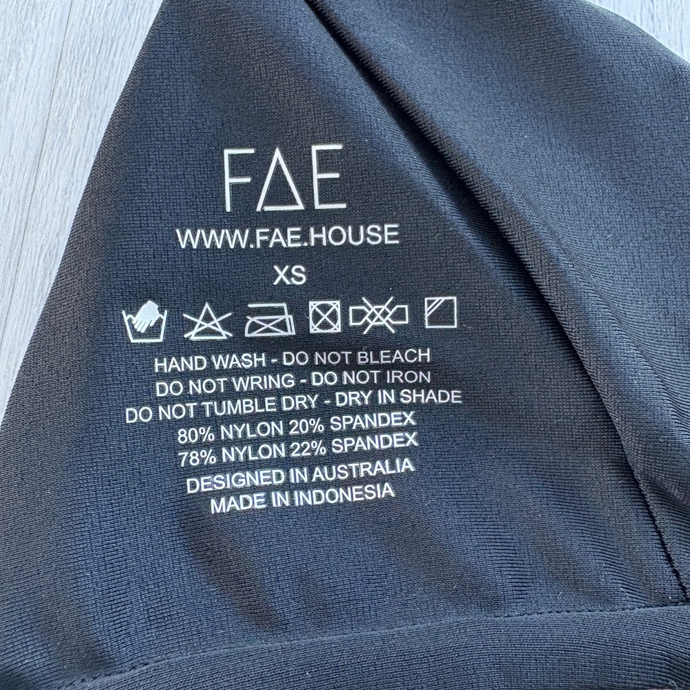 FAE Swimwear “Honey” Black Bikini Top - Picture 6 of 8